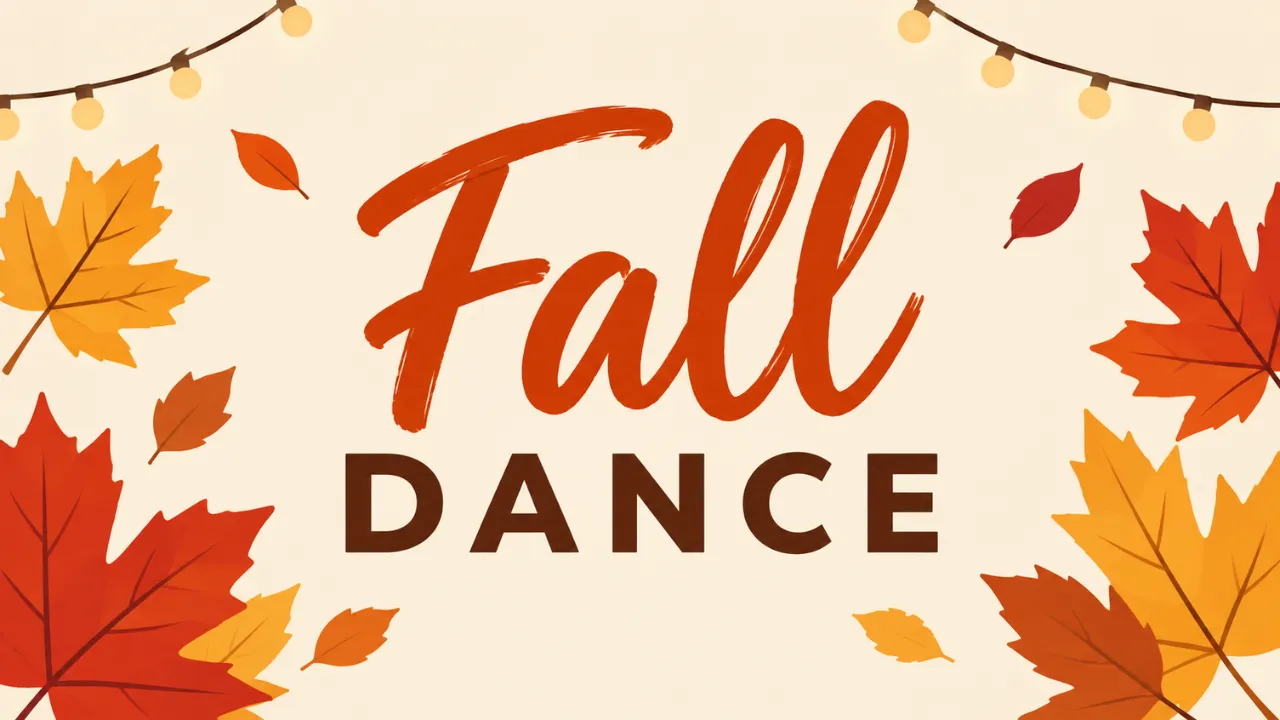 Fall Dance Title Card