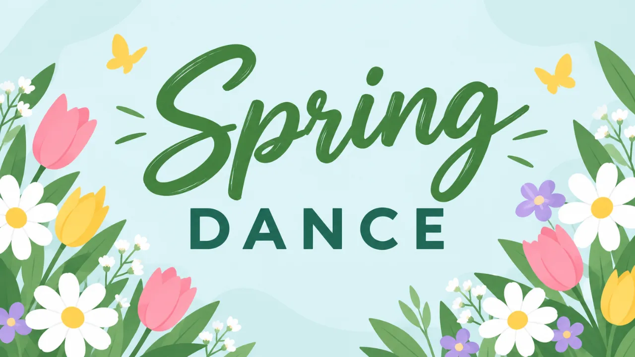 Spring Dance Title Card